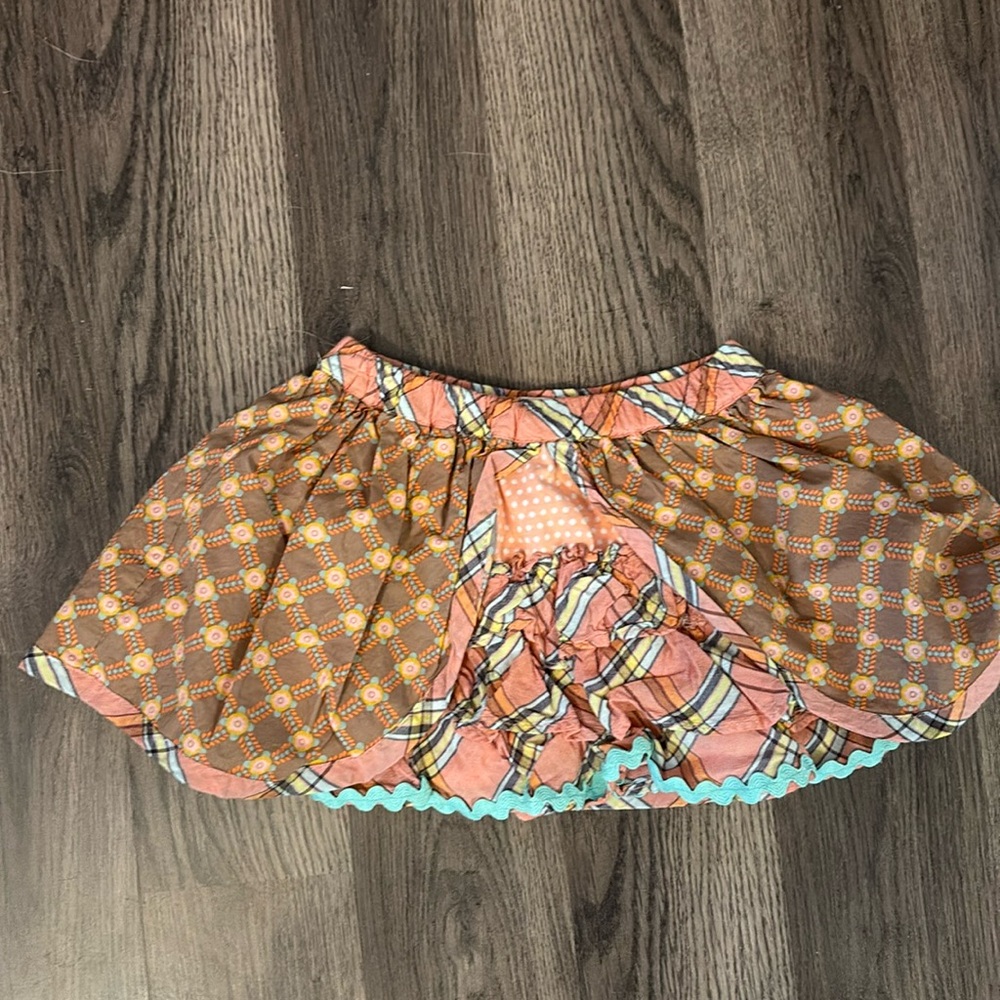Matilda Jane Girls Skirt 2 2T Fall Ruffle plaid